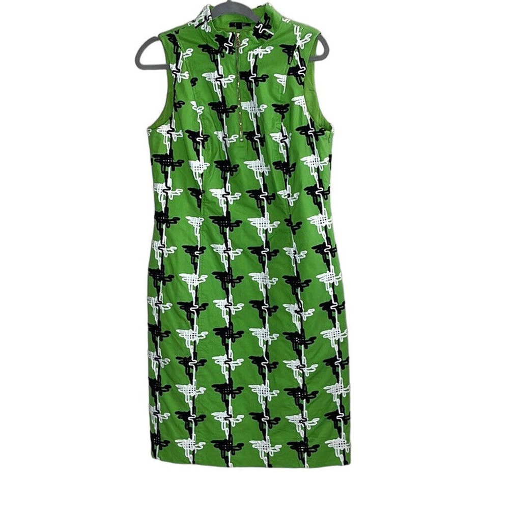 CARLISLE EMBROIDERED SHEATH DRESS SIZE 12